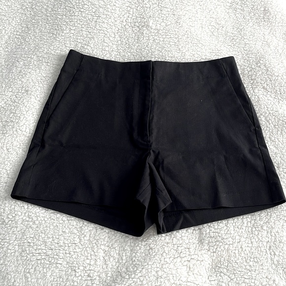 LOFT Cotton 4” Black Shorts, Size 12, Curvy Fit - Picture 1 of 5
